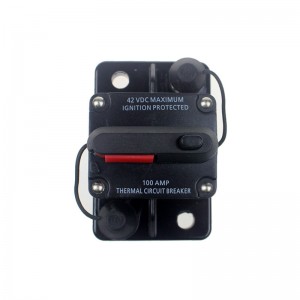 12V 24VDC 60A 80A 100A 150A 200A 250A 300A черный цвет домашняя солнечная система водонепроницаемый автоматический выключатель сброс предохранитель инвертор